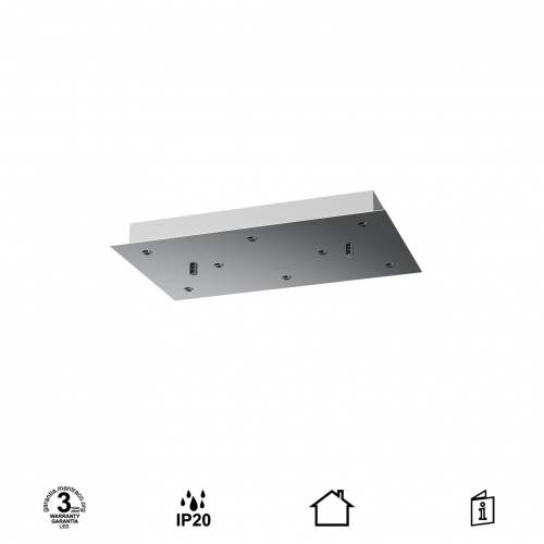 9387 Основание потолочное 8L MODULAR LIGHT FLORONES